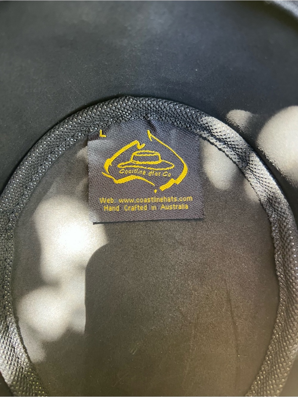 Hand Crafted Coastline Hat Co. Black Outback Hat - Picture 5 of 11